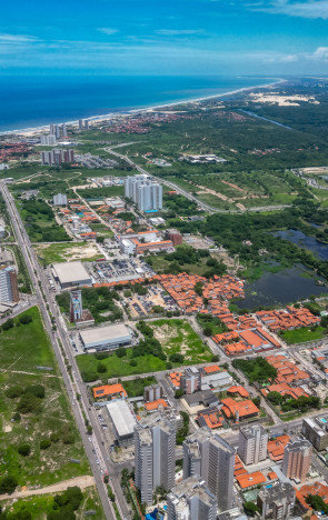 ParaTodosVerem: visão aérea de área verde no bairro Manuel Dias Branco, em Fortaleza(Foto: AURÉLIO ALVES)