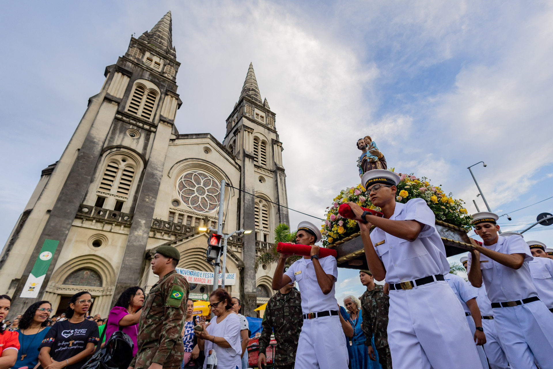 ￼MISSA e Procissão de São José na Catedral de Fortaleza, no Centro (Foto: FCO FONTENELE)