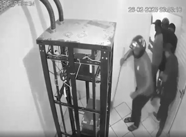 Ataque à infraestrutura da empresa Giga+, na madrugada de 27 de fevereiro, foi registrado por câmeras de vigilância 