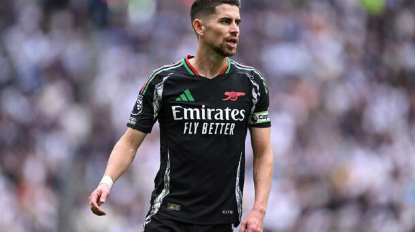 LONDON, ENGLAND - SEPTEMBER 15: Jorginho of Arsenal during the Premier League match between Tottenham Hotspur FC and Arsenal FC at Tottenham Hotspur Stadium on September 15, 2024 in London, England. (Photo by Justin Setterfield/Getty Images)