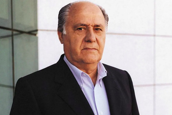 11º) Amancio Ortega (patrimônio de US$ 113 bilhões) - Fundador da Inditex, maior grupo de moda do mundo, dono da Zara e de outras marcas. É um dos empresários mais ricos da Europa.