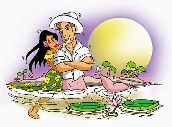 Segundo a lenda, o Boto se transforma em um homem que seduz mulheres. Assim, quando não há indícios a respeito da ligação paterna de uma criança, o habitual é chamá-la de filha do boto. 