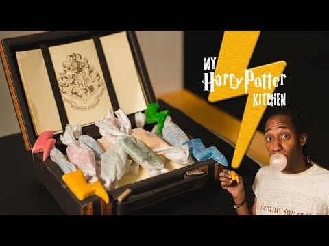 Chicletes de Baba de Drooble – Gomas de mascar que produzem bolhas gigantes e duram muito tempo. Fred e George adoram esse doce divertido.
