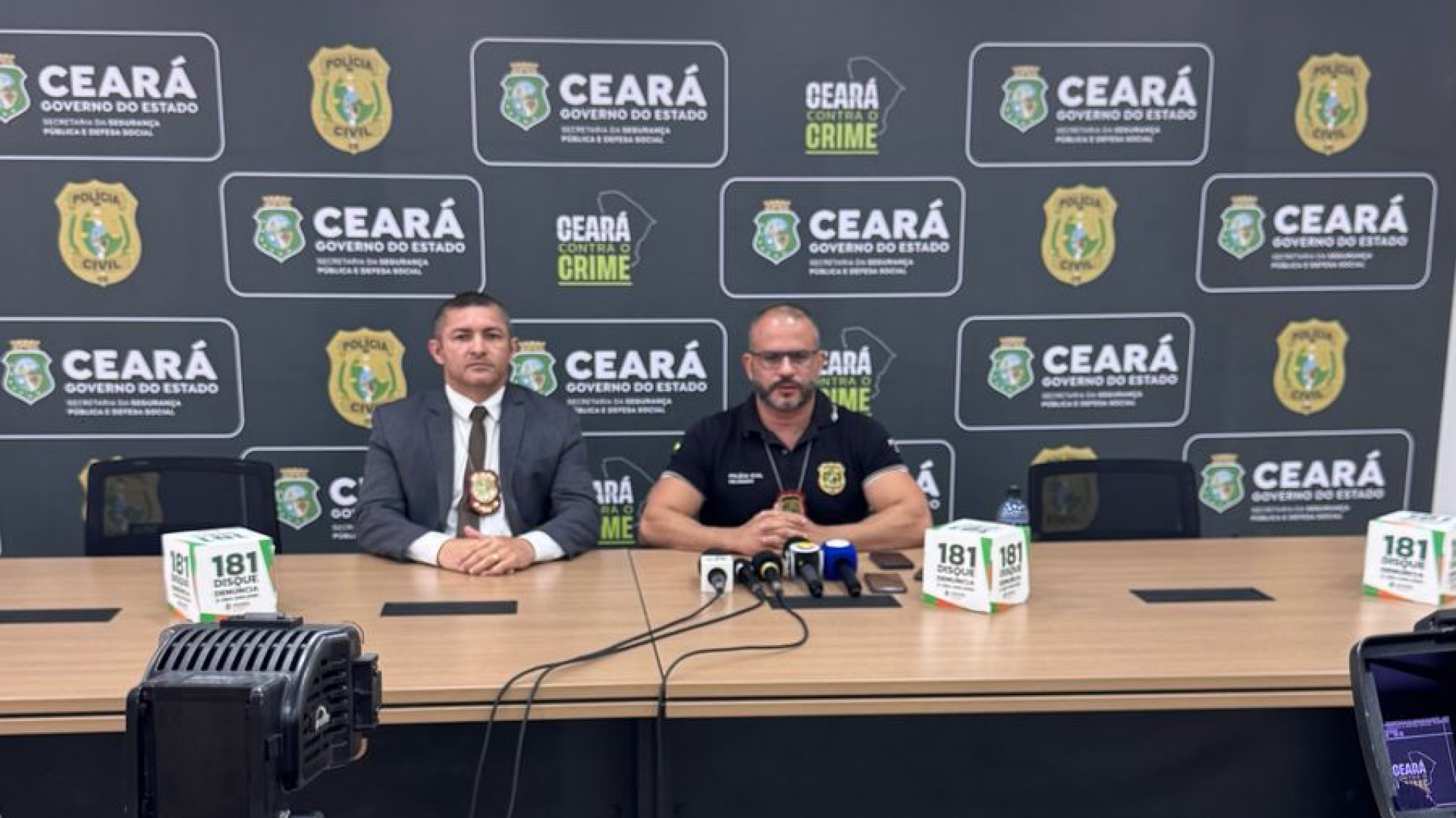 ￼PC-CE cumpriu 11 mandados de prisão nessa sexta-feira, 21 (Foto: divulgação/sspds)