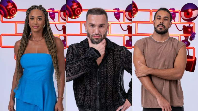 Aline, Diego ou Maike: vote na Enquete O POVO no em quem você acha que deve sair no Paredão do Big Brother Brasil 2025 (BBB 25) 