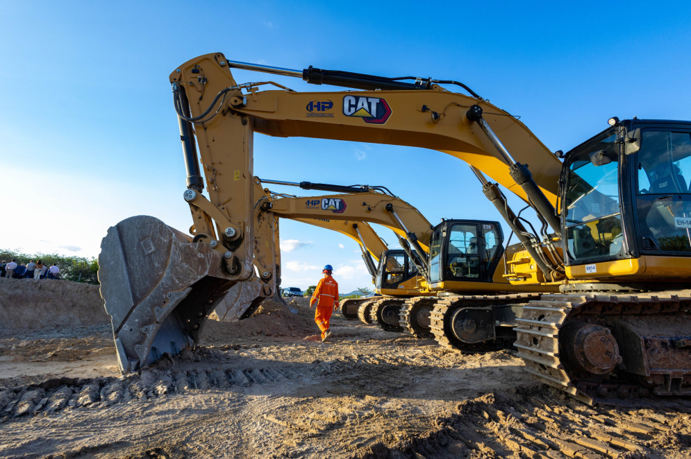 Obras da Transnordestina em Quixeramobim