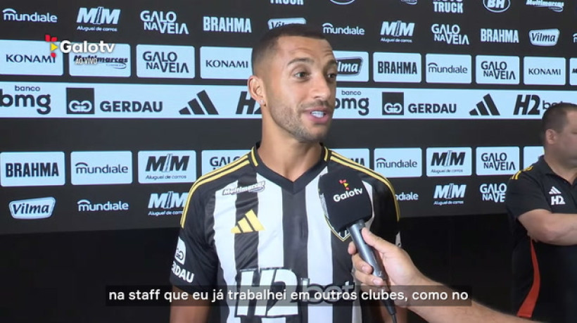 Vitor Hugo celebra rápida ambientação no Atlético-MG