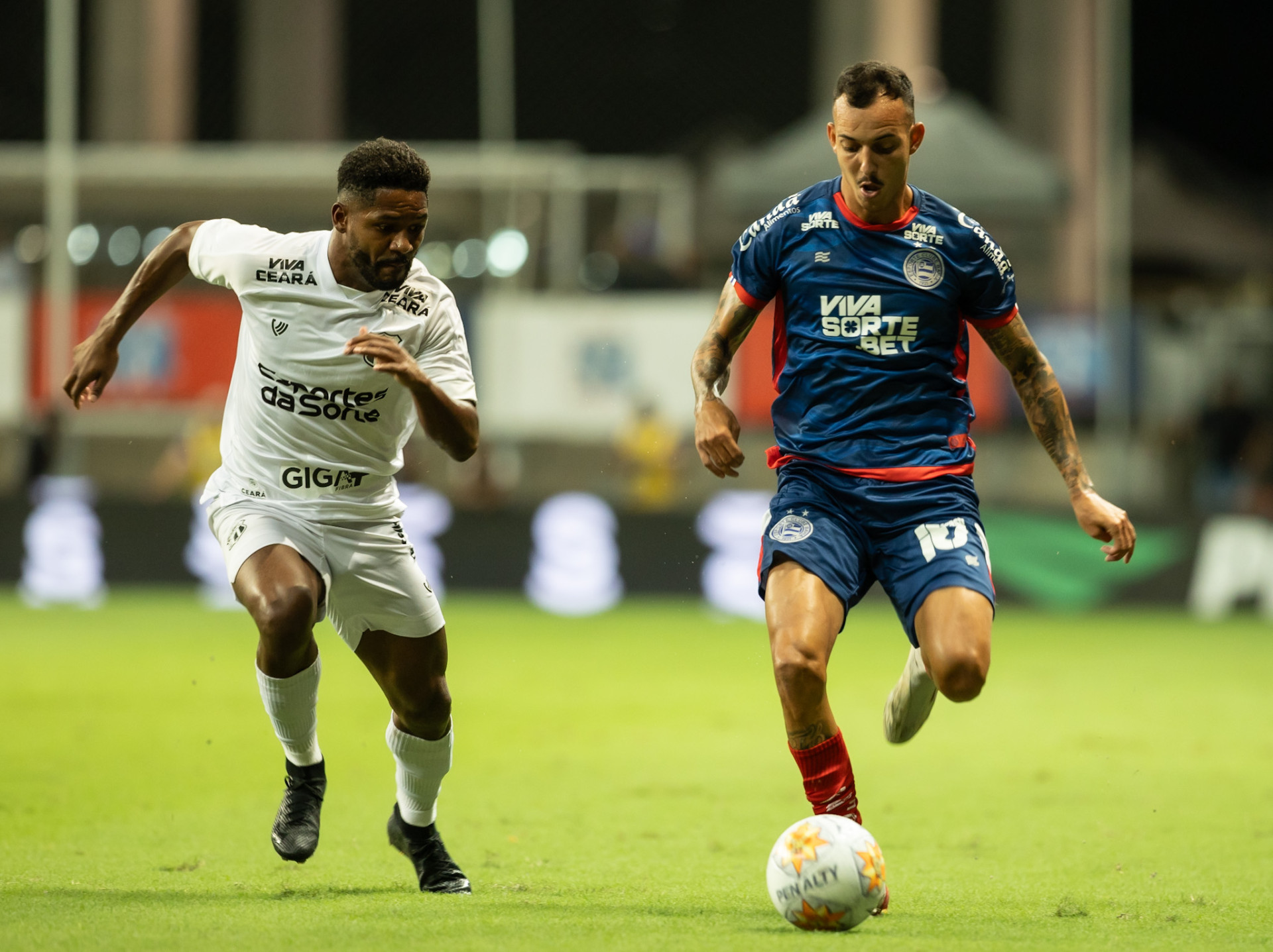 Bahia x Ceará (26/03/2025) - 4ª rodada da Copa do Nordeste
Bahia e Ceará duelam na Arena Fonte Nova, em Salvador (BA) (Foto: Letícia Martins/EC Bahia)