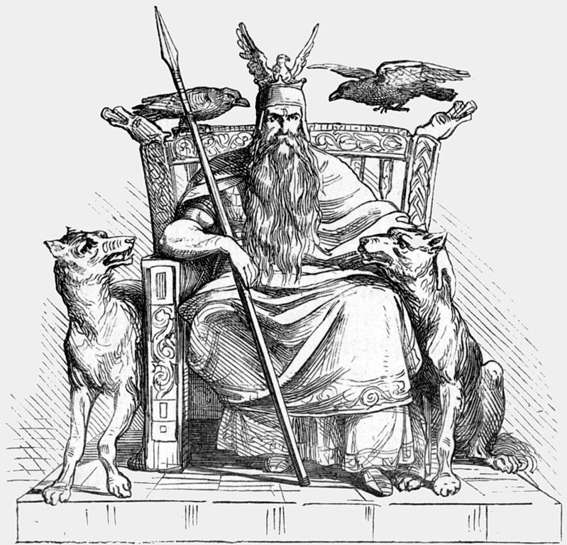 Na mitologia nórdica, por exemplo, o deus Odin era acompanhado por dois corvos, Huginn e Muninn, que lhe traziam informações do mundo.