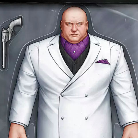 7 – Rei do Crime (US$ 40 bilhões) - Wilson Fisk, o Rei do Crime, é um grande vilão de O Demolidor. A fortuna dele cresce porque ele investe o dinheiro do crime em tecnologia, biomedicina, bolsa de valores etc. 
