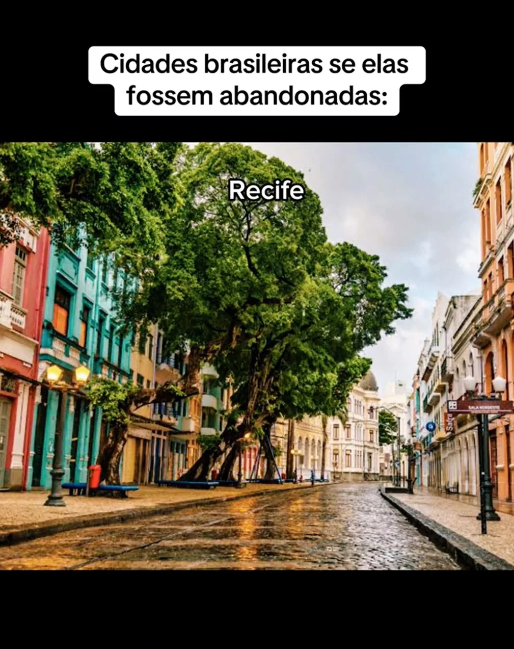A Trend também utilizou o centro de Recife para exemplificar uma das capitais mais importantes do Brasil. O Centro Histórico da capital pernambucana traz várias atrações, com uma arquitetura colonial, que são patrimônios culturais e históricos do país.