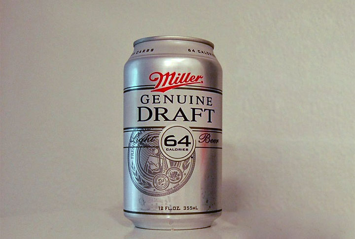 Genuine Draft 64 -  Teor alcoólico de 2,8%