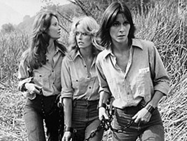 Produzida por Aaron Spelling e Leonard Goldberg, As Panteras teve o trio Jaclyn Smith (Kelly Garret), Farrah Fawcett-Majors (Jill Munroe) e Kate Jackson (Sabrina Duncan). Três tipos diferentes de beleza: a loiraça de cabelão (Farrah), a morena de cabelão (Jaclyn) e uma beleza mais contida, chanel (Kate). 