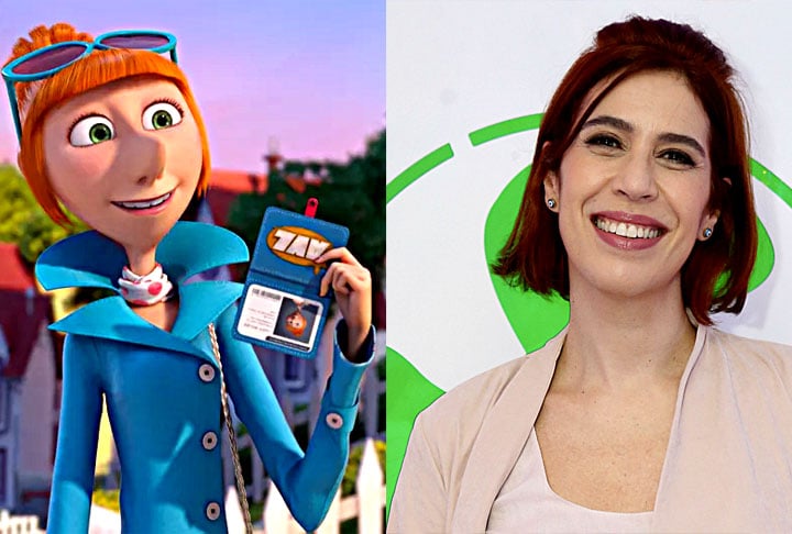 Maria Clara Gueiros / Lucy Wilde - Meu Malvado Favorito 2 (2013) e 3 (2017): Na trama, a personagem é uma agente secreta da Liga Anti-Vilões (LAV), uma organização que combate vilões no universo dos filmes Meu Malvado Favorito.