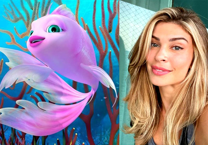 Grazi Massafera / Cordélia - O Mar Não Está Pra Peixe (2006): A trama do filme se passa em um mundo subaquático habitado por peixes antropomórficos e gira em torno de um peixe chamado Oscar.