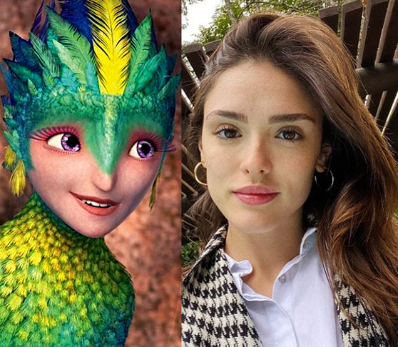 Isabelle Drummond / Fada do Dente - A Origem dos Guardiões (2012): A história do filme gira em torno de um grupo de personagens míticos e lendários, conhecidos como os Guardiões, que têm a missão de proteger as crianças do mundo contra o mal. 