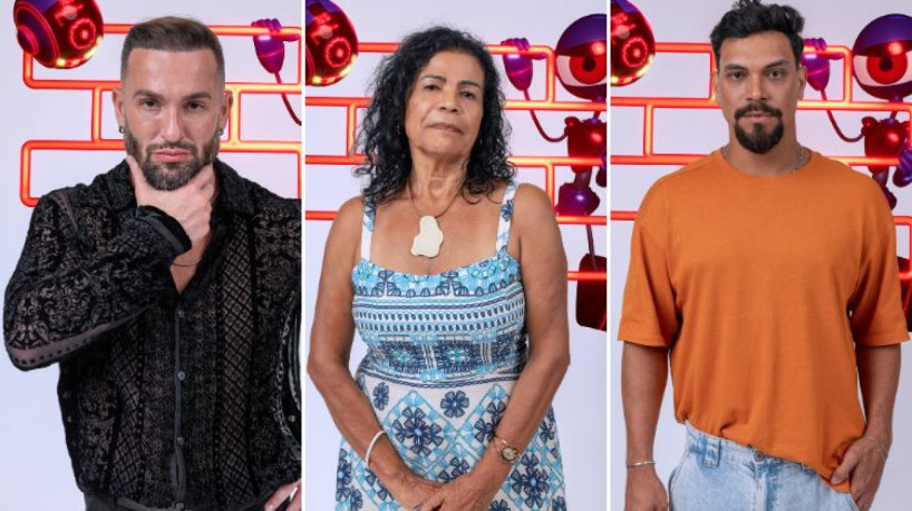 BBB 25: Diego, Vilma e Vinícius: quem deve sair no paredão? 