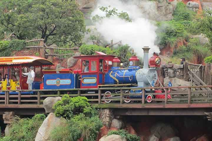 Ele consiste em duas ruas: Main Street (o corredor principal que vai da entrada principal até o Castelo da Cinderela), e a Center Street, que leva até Adventureland de um lado e do outro à Tomorrowland. 