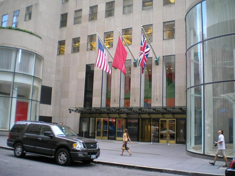 O evento aconteceu na tradicional casa de leilões Christie’s, de Nova York, uma das mais importantes do mundo. 
