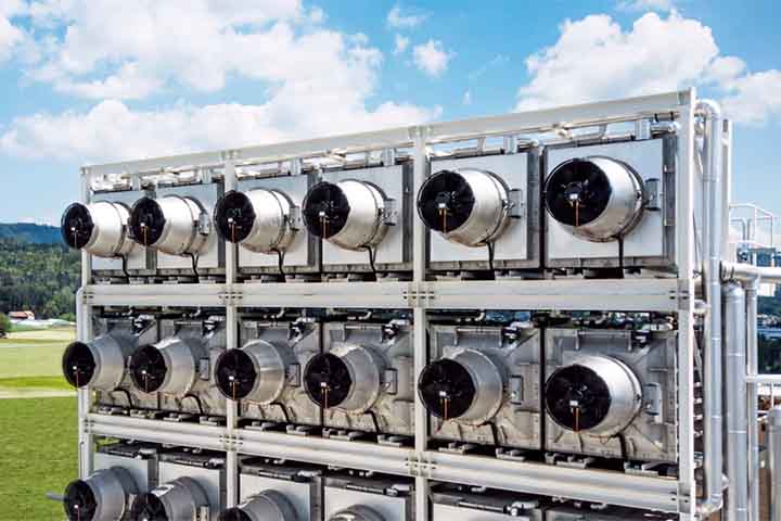 O Mammoth tem inicialmente 12 estruturas de filtragem do ar e capacidade para operar um total de 72 atuando na captura do CO2. 
