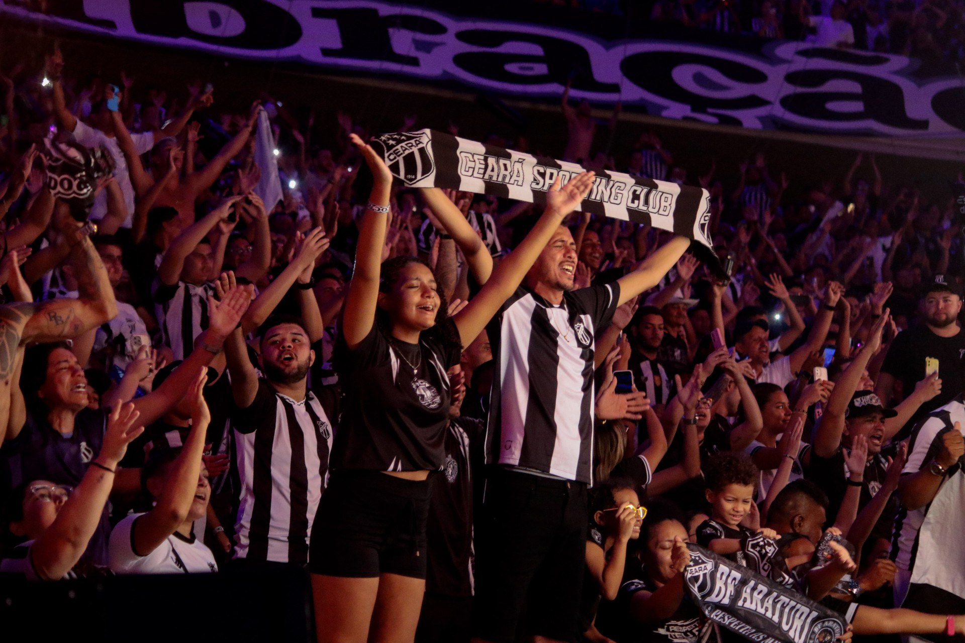 Ceará tem a sétima melhor média de público pagante na Série A 2025 (Foto: Samuel Setubal)