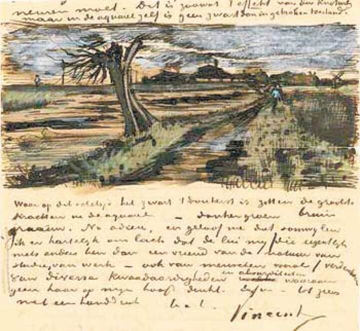 Van Gogh era o mais velho de seis irmãos. Graças às mais de 600 cartas que o pintor escreveu para o mais novo deles, Theo, admiradores e biógrafos puderam ter acesso a detalhes da vida do artista. 
