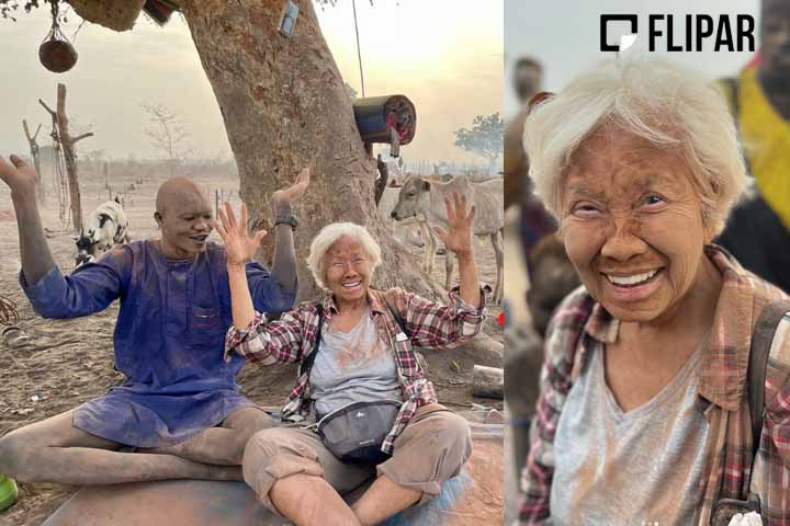 Nesses 56 anos e 193 países percorridos, a idosa acumulou mais de um milhão de milhas aéreas. 
