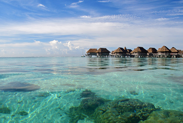 Moorea, Polinésia Francesa: Com suas praias de areia branca, águas cristalinas e montanhas verdejantes, Moorea oferece uma beleza natural deslumbrante. A ilha também conta com trilhas deslumbrantes, onde é possível apreciar vistas panorâmicas e cachoeiras refrescantes. 