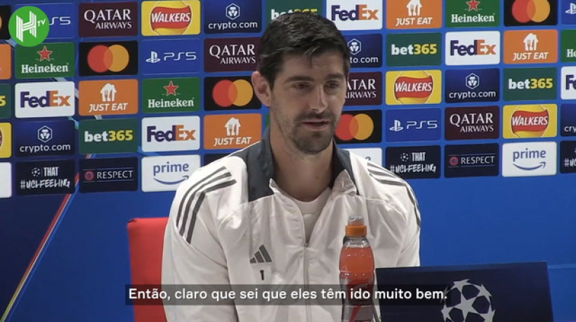 Courtois elogia Arsenal antes de confronto na UEFA Champions League