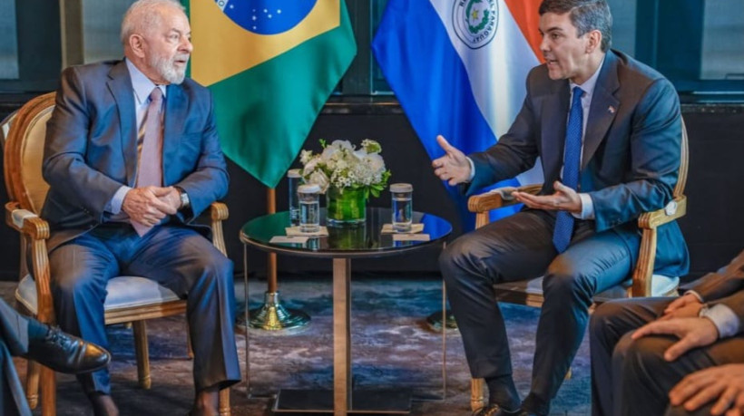 Presidente Lula e Santiago Peña