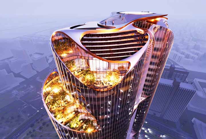 O objetivo para a construção deste arranha-céu é ser o primeiro edifício do tipo a receber o certificado de “carbono zero” no mundo. 