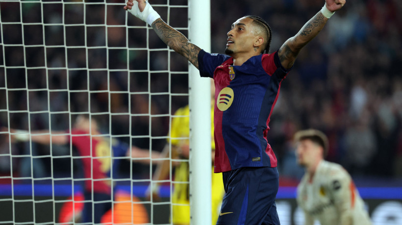 O brasileiro Raphinha é um dos destaques do time espanhol nesta temporada atual