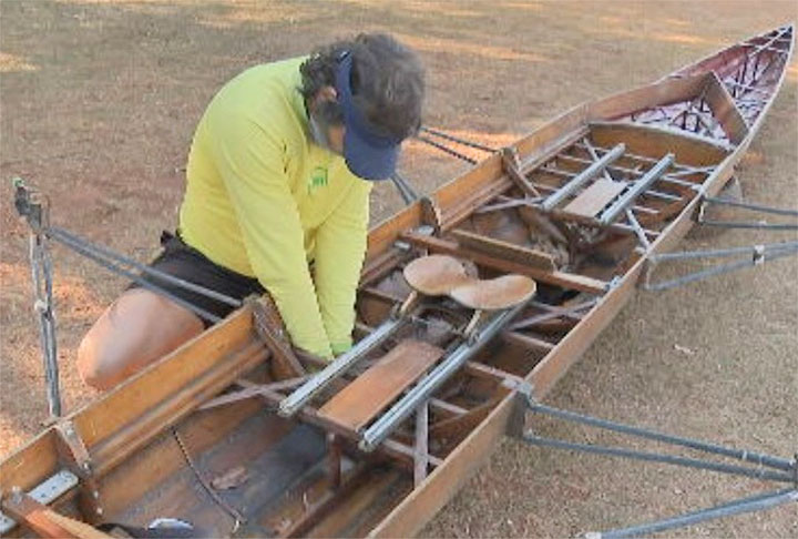 Eu venho há algum tempo resgatando essa história do remo em Brasília e agora o Fabiano resgatou uma peça, um elemento importante que conta essa história, disse o dono do barco.