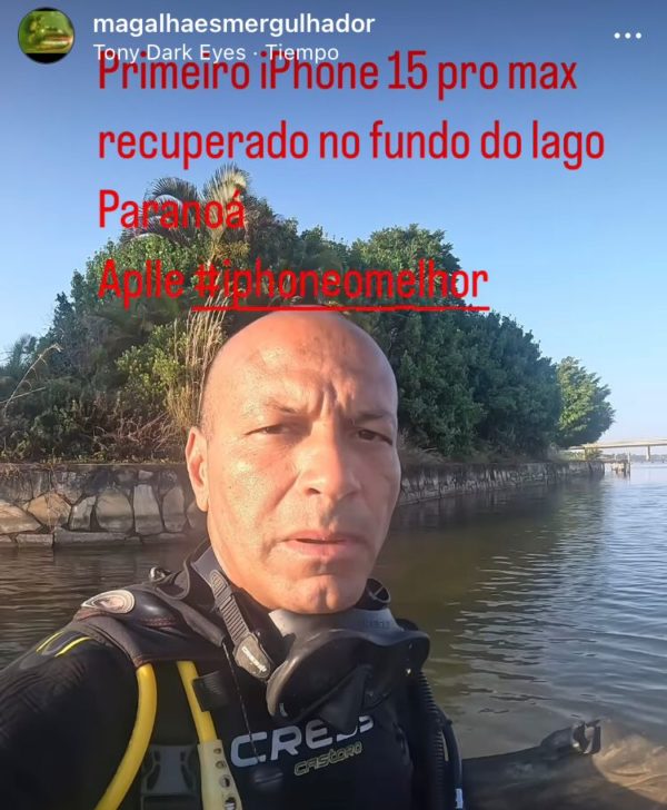 O mergulhador tem até uma página no Instagram com mais de 30 mil seguidores, na qual ele compartilha suas histórias de salvamento.