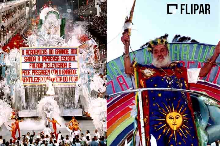 Em 2001, o Profeta Gentileza foi enredo da Acadêmicos do Grande Rio, no carnaval carioca. O carnavalesco Joãozinho Trinta surpreendeu apresentando um voo de astronauta em plena Sapucaí.  Ele explicou a ligação desse voo com Gentileza: Vivemos uma era espacial e temos tanta fome, pobreza e violência. É um contraste que ainda não foi resolvido.