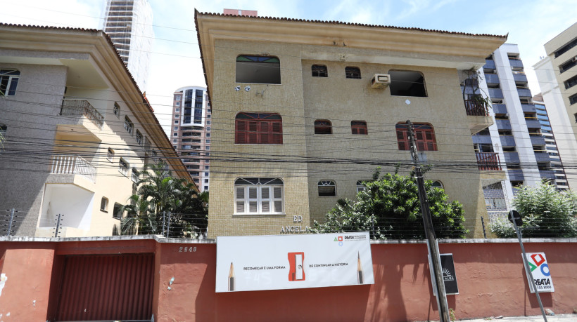 FORTALEZA-CE, BRASIL, 11.04.2025: Foto do condomínio Ângela e Kátia, Meireles.  (Foto: Fabio Lima/ OPOVO)