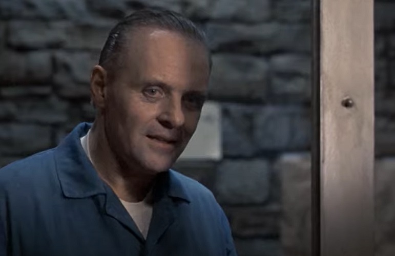 Filme em que a cena foi improvisada: O Silêncio dos Inocentes