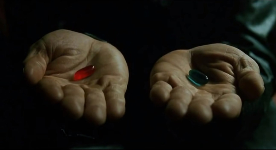 O filme é inspirado por conceitos de Platão e Descartes, sugerindo que o mundo que conhecemos pode ser uma simulação. A escolha entre a pílula vermelha e a azul simboliza a decisão entre enfrentar a verdade ou viver na ilusão. A abordagem filosófica do filme reflete a profundidade que Matrix oferece além do entretenimento.