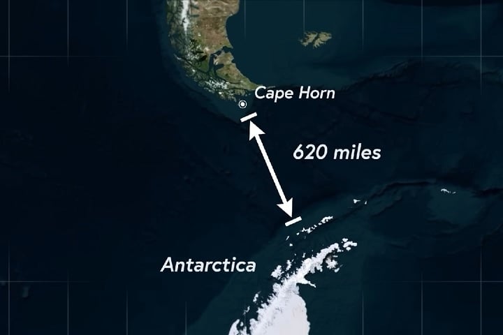 Historicamente, a Passagem de Drake era uma rota crucial para navios que contornavam o Cabo Horn antes da abertura do Canal do Panamá em 1914.