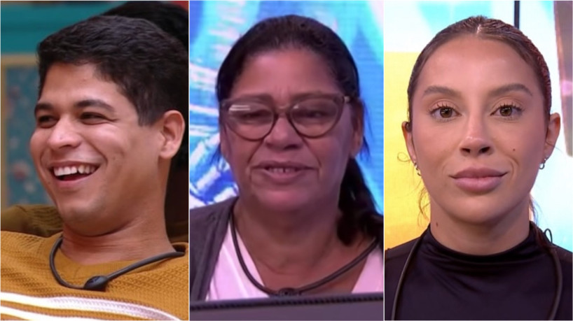 Renata, Guilherme e Joselma estão no Paredão do BBB 25. Confira agora como está a votação da enquete Uol e veja quem sai hoje, 15 