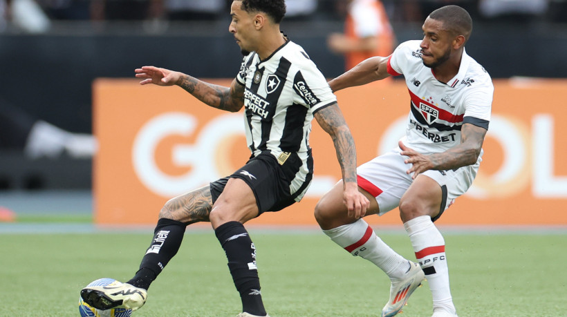 Botafogo e São Paulo se enfrentam hoje, 16, pelo Brasileirão. 