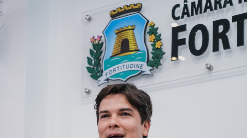 ￼VEREADOR Gabriel Aguiar rebateu Wagner (Foto: fotos FERNANDA BARROS)