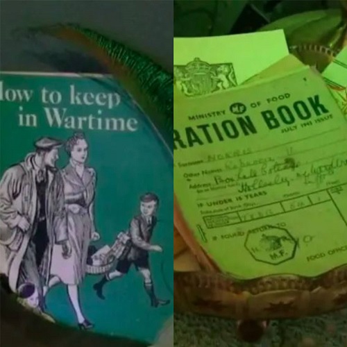 A reportagem contou que a casa dos dois era cheia de objetos e móveis da Segunda Guerra. Creio que isso nos transporta de novo a uma época em que todos uniam esforços pelo bem comum, contou Dean Turner, na época.