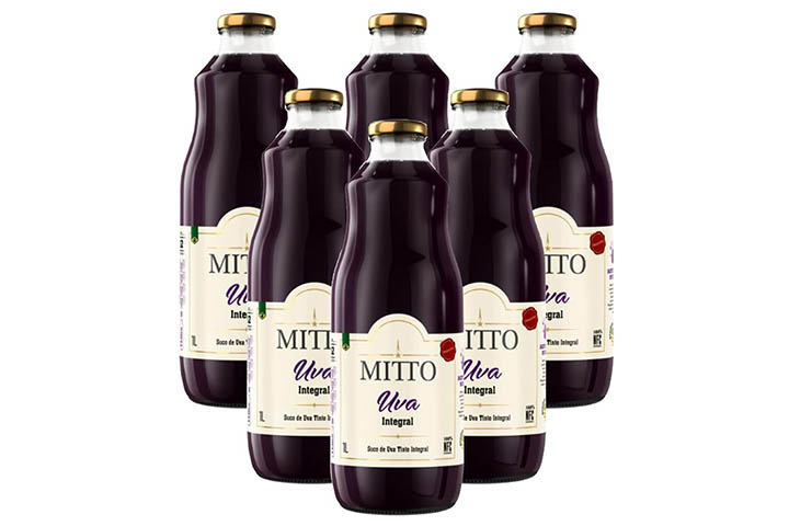 O suco turvo e pouco aromático Mitto mostrou-se encorpado e um pouco mais equilibrado no açúcar do que a maioria das amostras e, por isso, não pareceu enjoativo.