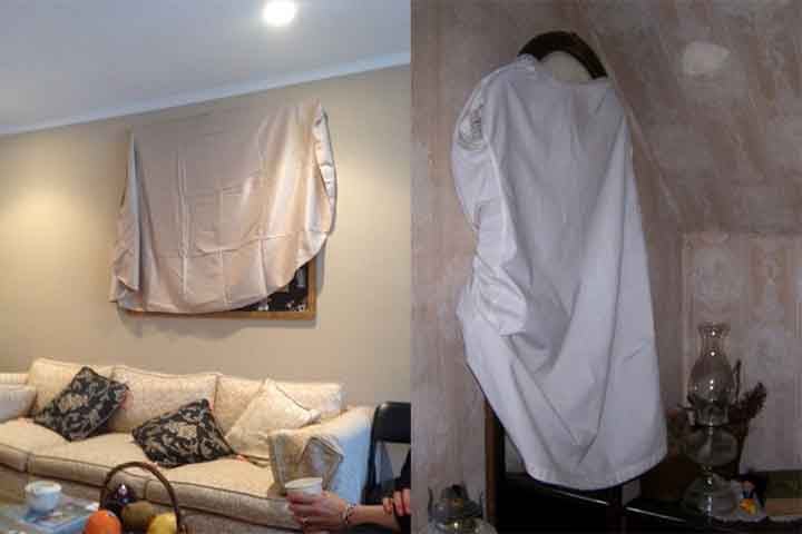 Alma aprisionada - No século XIX, em algumas partes do planeta, como na Inglaterra Vitoriana e na América do Norte, era comum cobrir os espelhos com tecido durante um velório. A prática devia-se à crença de que o espírito do morto poderia ficar preso nesses objetos. 

