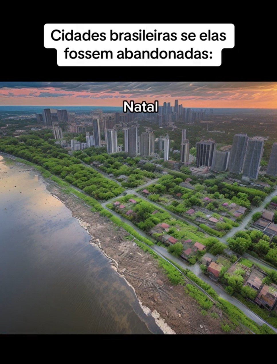 O mar se transforma, então, em um lamaçal, próximo a um pântano. Ao fundo, as casas dão lugar à vegetação mal cuidada para representar uma cidade abandonada.