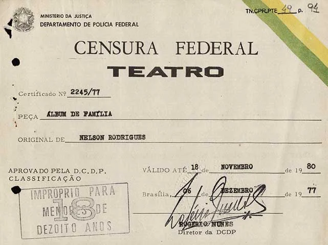 Durante os anos da ditadura militar, entre 1964 e 1985, a linguagem teatral sofreu perseguição e censura, assim como todas as manifestações artísticas.