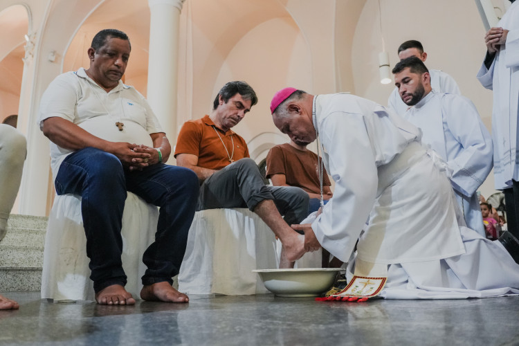Missa de Lava Pés, na Catedral Metropolitana de Fortaleza