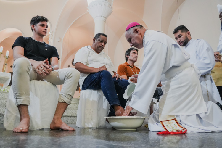 Missa de Lava Pés, na Catedral Metropolitana de Fortaleza