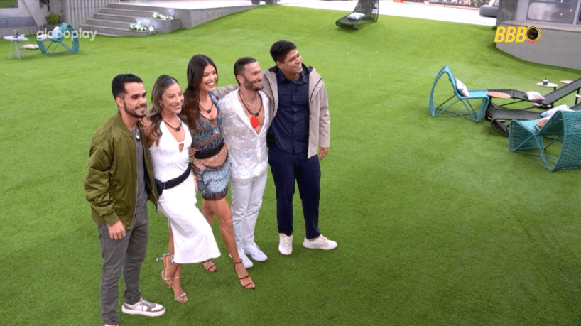 Faltando poucos dias para a final, o BBB 25 tem só cinco participantes e a disputa pelo prêmio segue intensa entre os mais queridos do público 